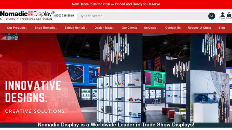 Nomadic Display the leader in modular and portable trade show ...