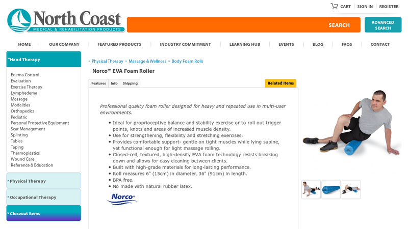 Norco EVA Foam Roller