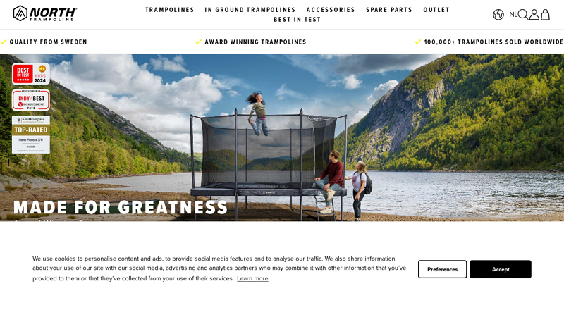 North Trampoline: Trampoline & Accessories