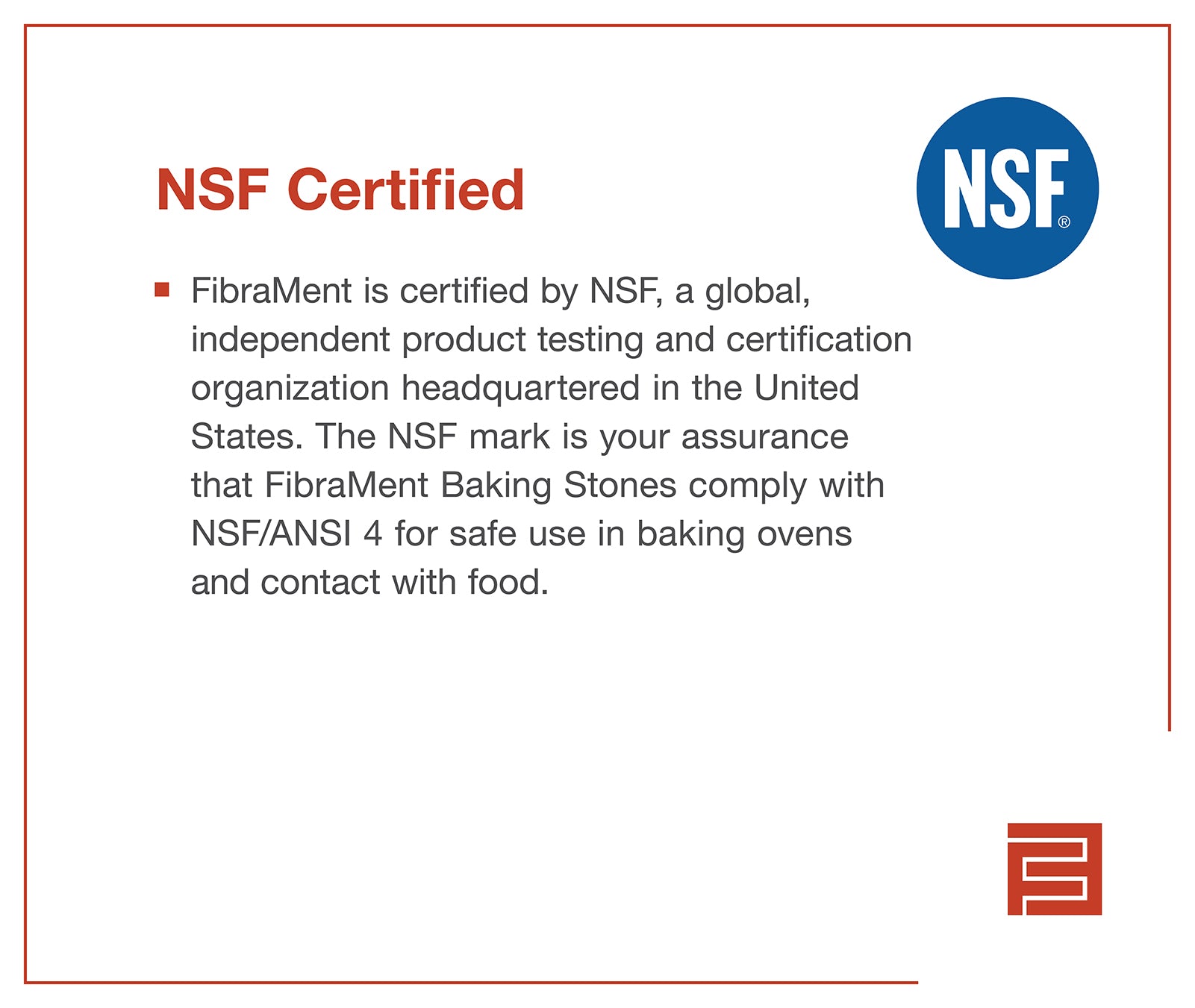 NSF certification