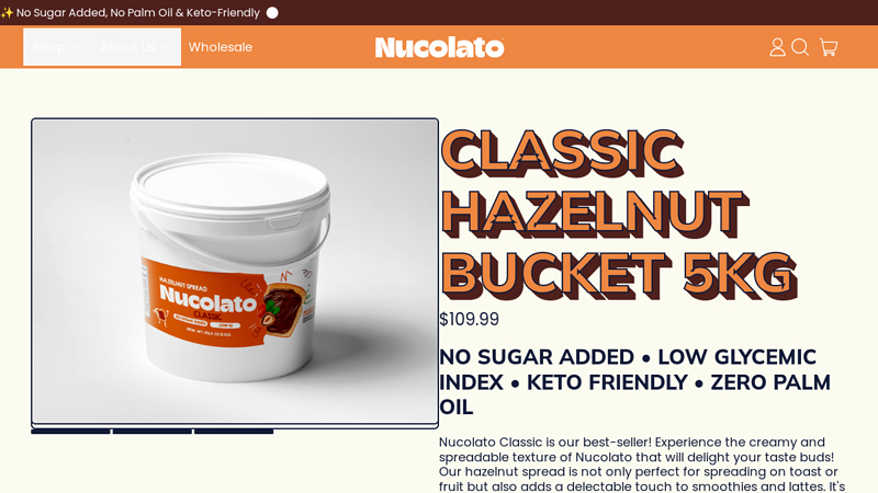 Nucolato® Hazelnut Spread