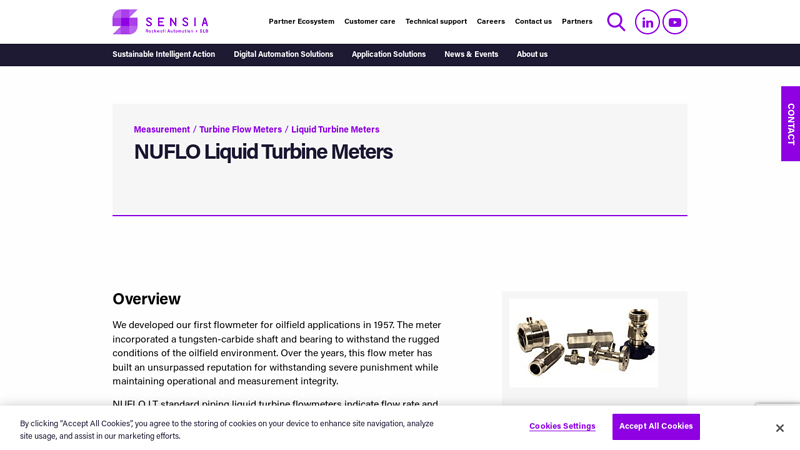 NUFLO Liquid Turbine Meters