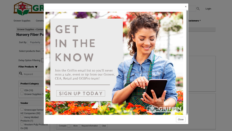 Nursery Fiber Pots & Fiber Grow Pots