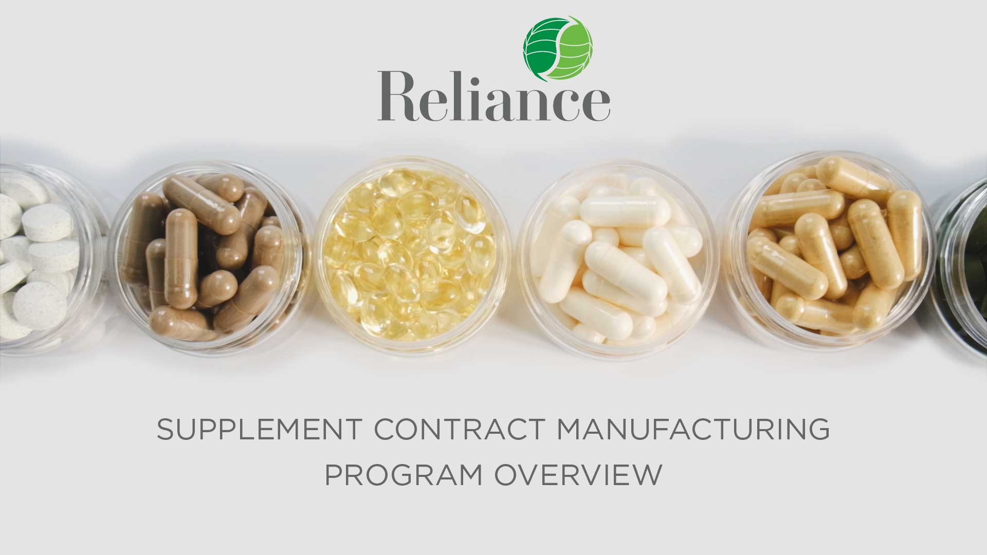 Nutritional Supplement Custom Contract Manufacturer