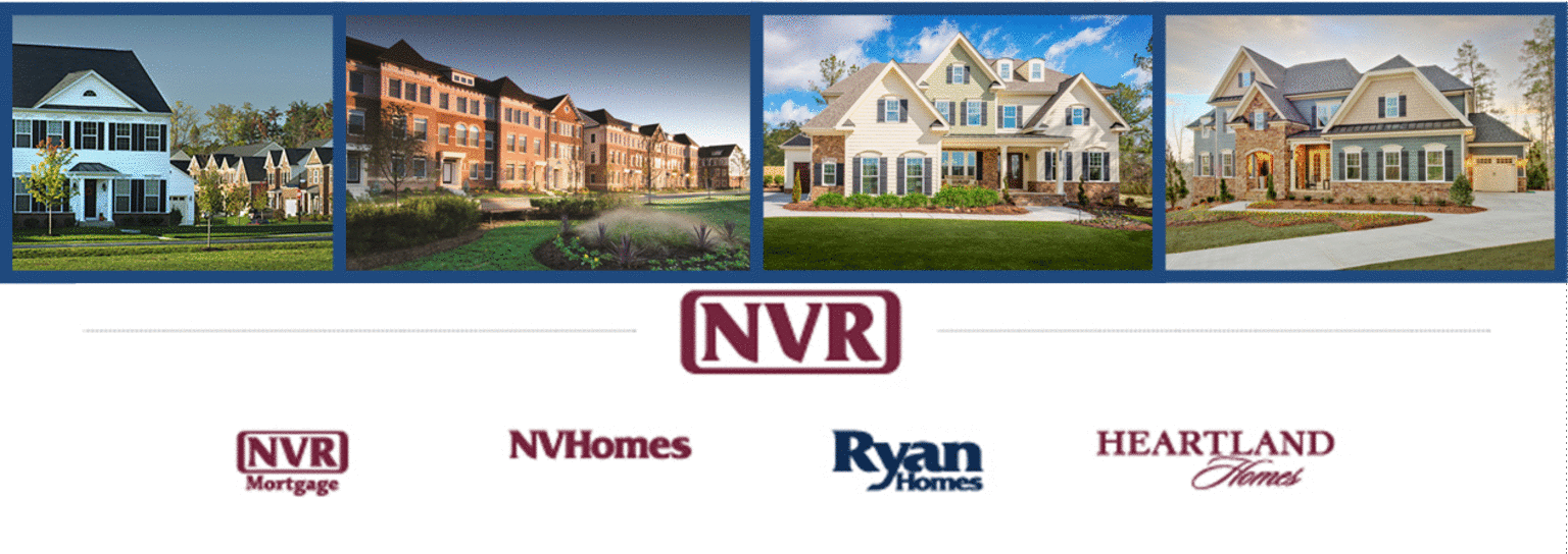 NVR, Inc is the parent company of Ryan Homes, NVHomes, and ...