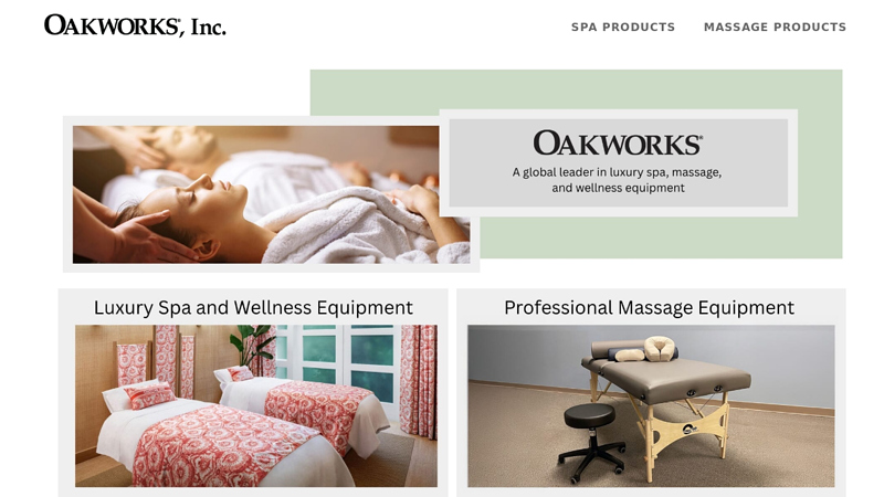 Oakworks Massage Tables