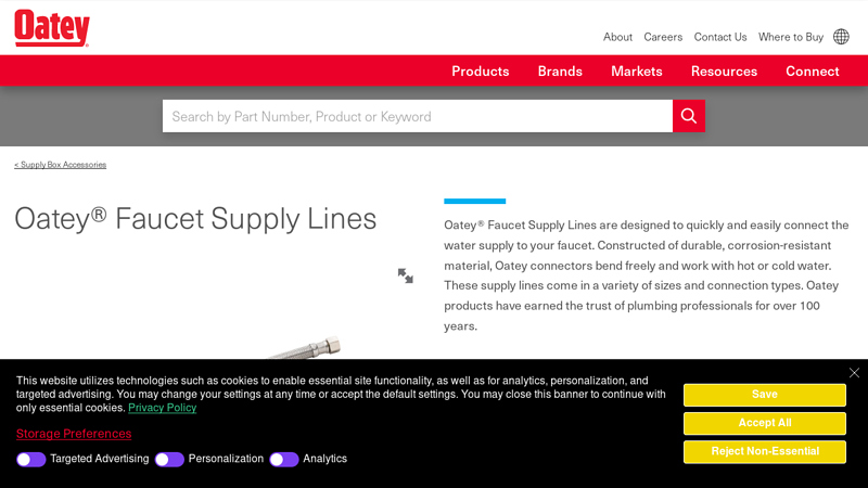 Oatey® Faucet Supply Lines