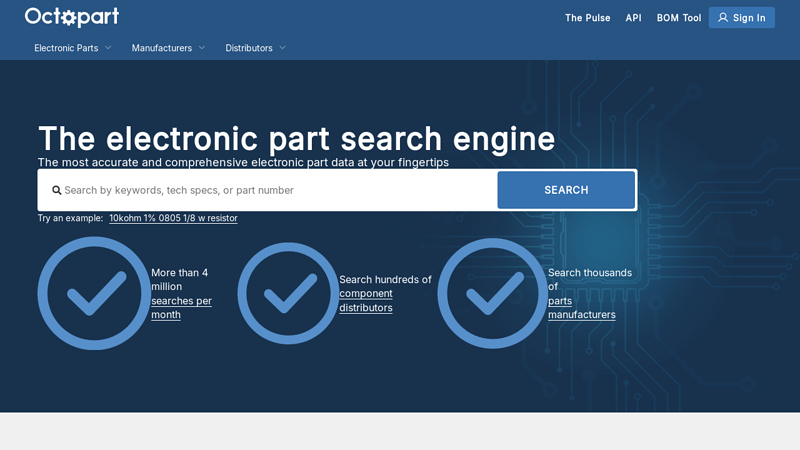 Octopart: Electronic Components Search Engine