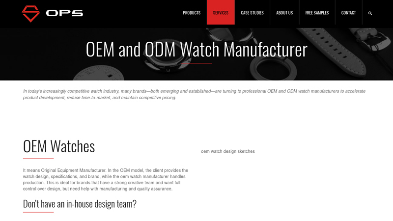 OEM and ODM Watch Manufacturer