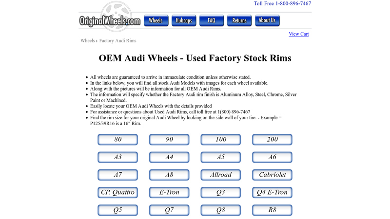 OEM Audi Wheels