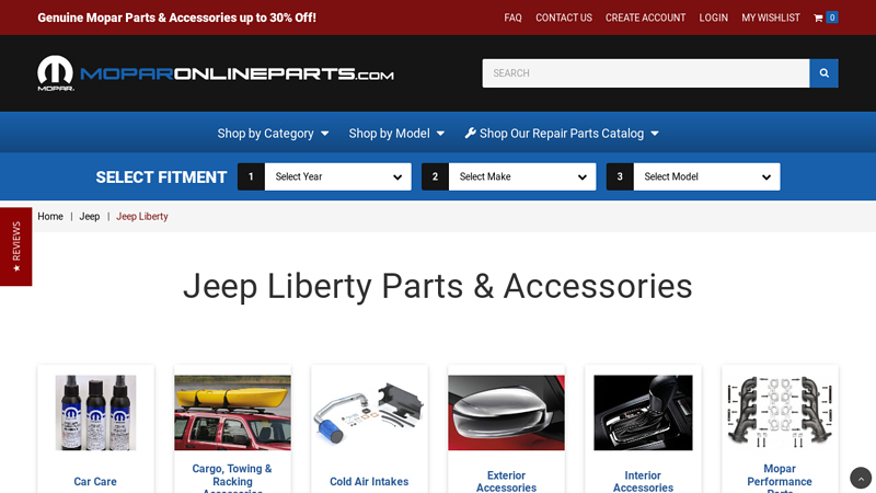 OEM Jeep Liberty Parts & Accessories