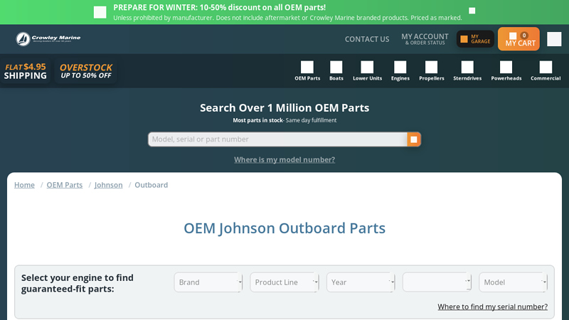 OEM Johnson Outboard Parts