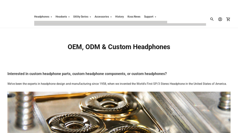 OEM, ODM & Custom Headphones