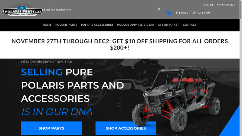 OEM Polaris Parts & Accessories