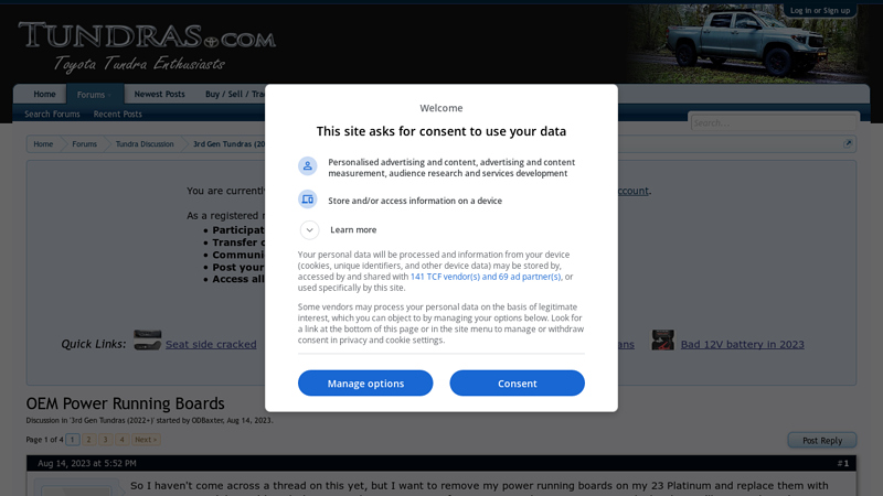 OEM Power Running Boards