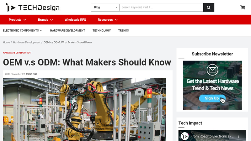 OEM v.s ODM: What Makers Should Know