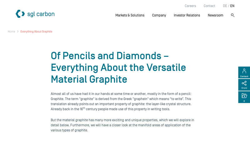Of Pencils and Diamonds – Everything About Graphite