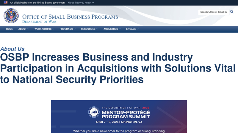 Office of Small Business Programs