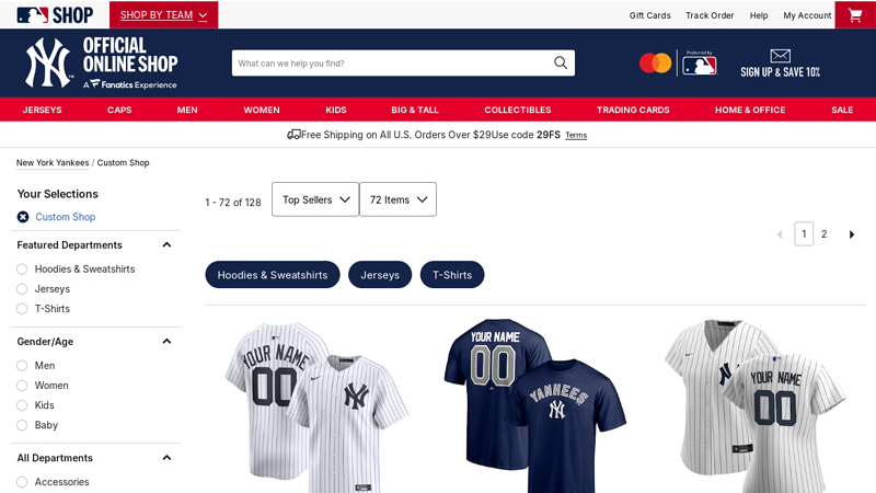Official Custom New York Yankees Baseball Jerseys ...