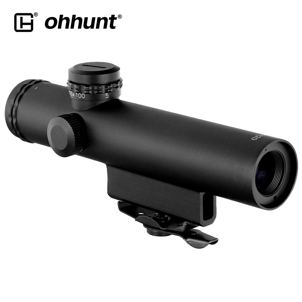 ohhunt 4x20 Compact Rifle Scope with BDC Turret