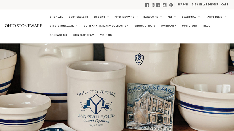 Ohio Stoneware Retail
