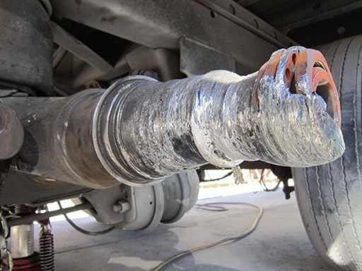 On-site Truck And Trailer Spindle Repair
