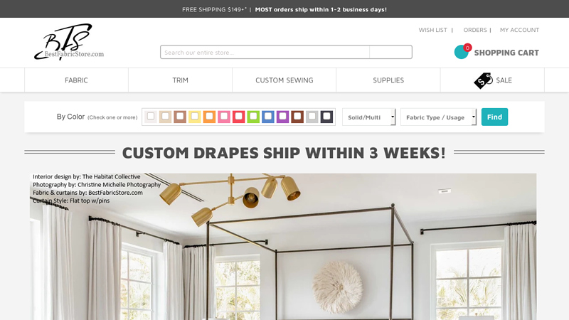 Online Fabric Store Best Fabric Store