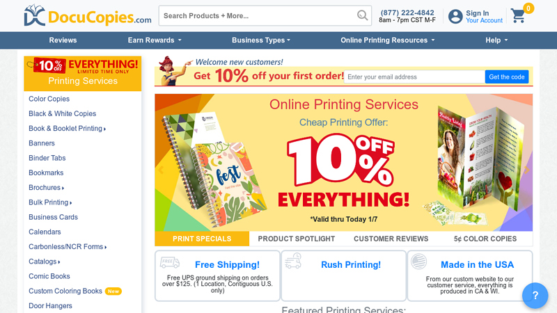 Online Printing Services & High