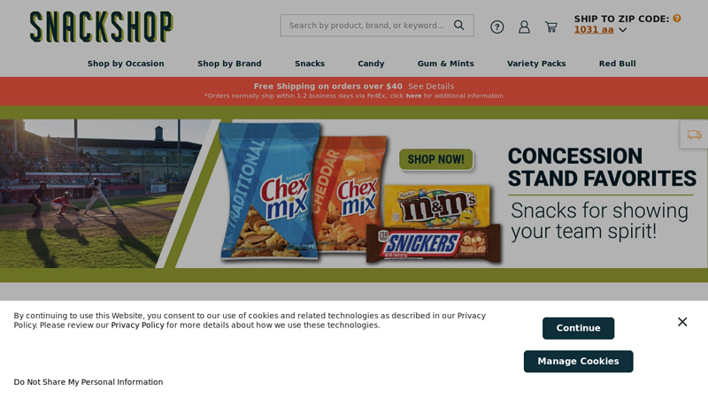 Online Snack Store: Snacking in Bulk