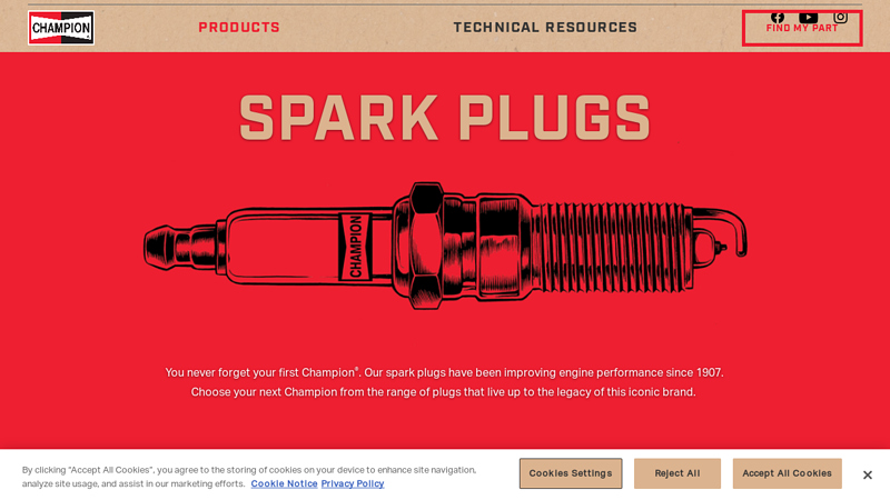 Online Spark Plug Catalog