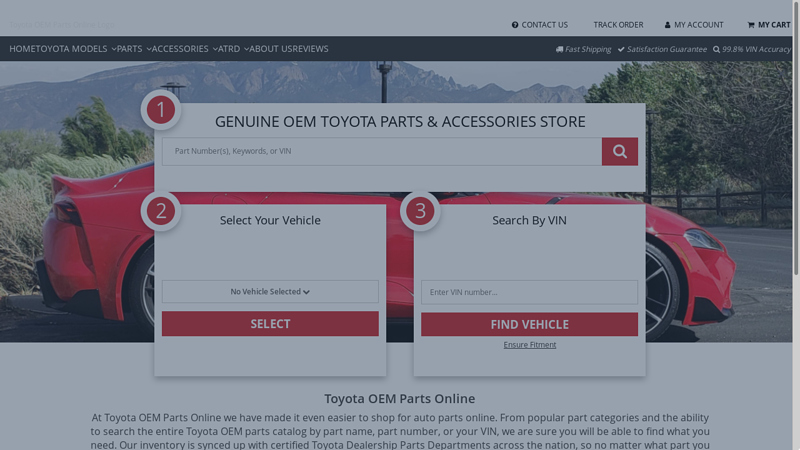 Online Toyota Parts Superstore