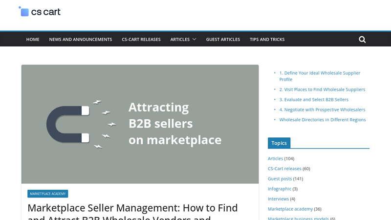 Online Wholesale Marketplace: How to Find B2B Suppliers