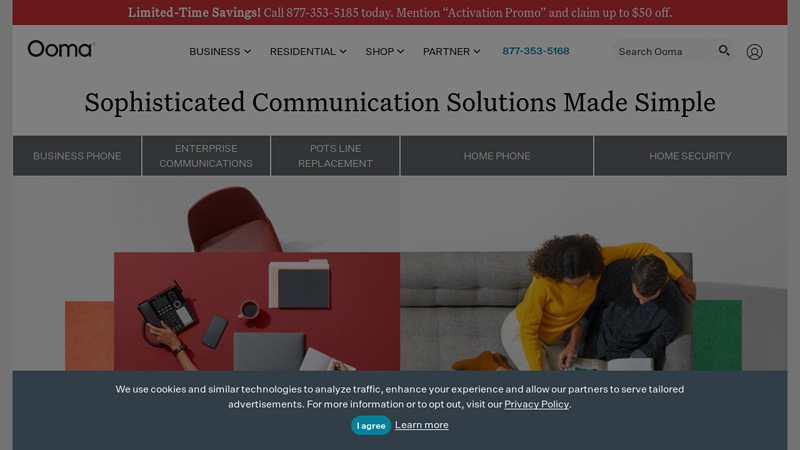 Ooma VoIP Phone Service for Business and