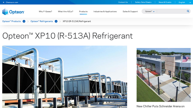 Opteon™ XP10 (R-513A) Refrigerant