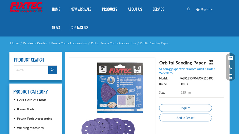 Orbital Sanding Paper