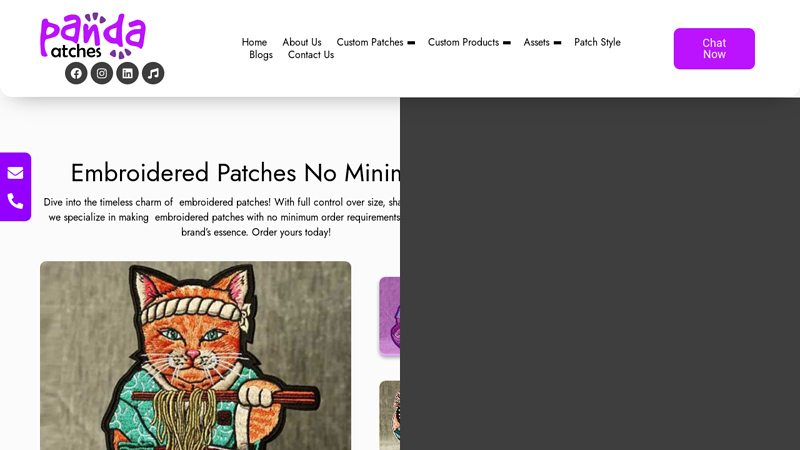 Order Custom Made Embroidered Patches No Minimum In USA