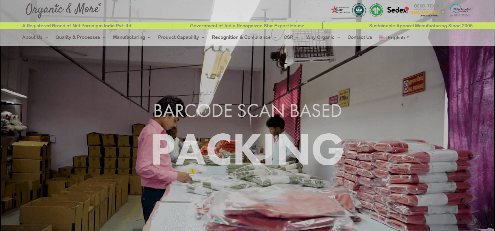 Organic Clothes Manufacturers in India