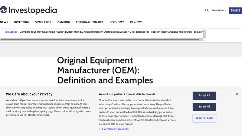 Original Equipment Manufacturer (OEM)