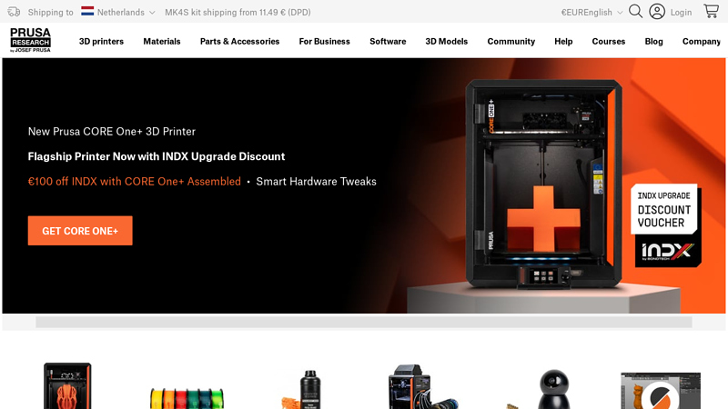 Original Prusa 3D printers directly from Josef Prusa