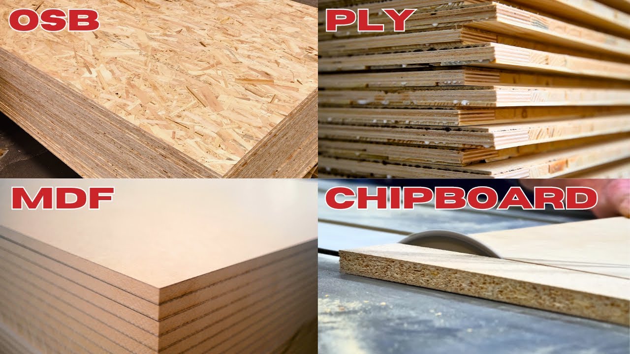 OSB, MDF, Plywood and Particle Board