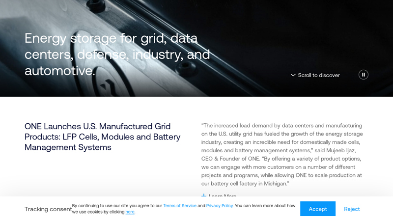 Our Next Energy (ONE)