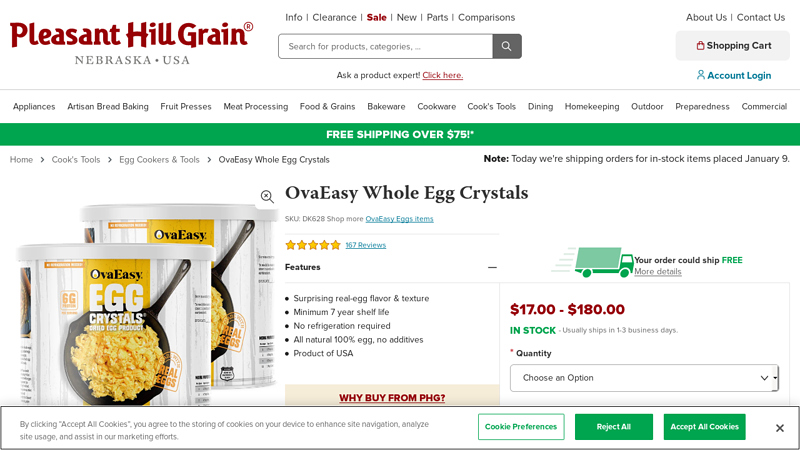 OvaEasy Whole Egg Crystals