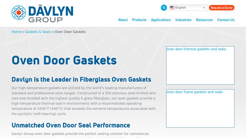 Oven Door Gaskets and Seals