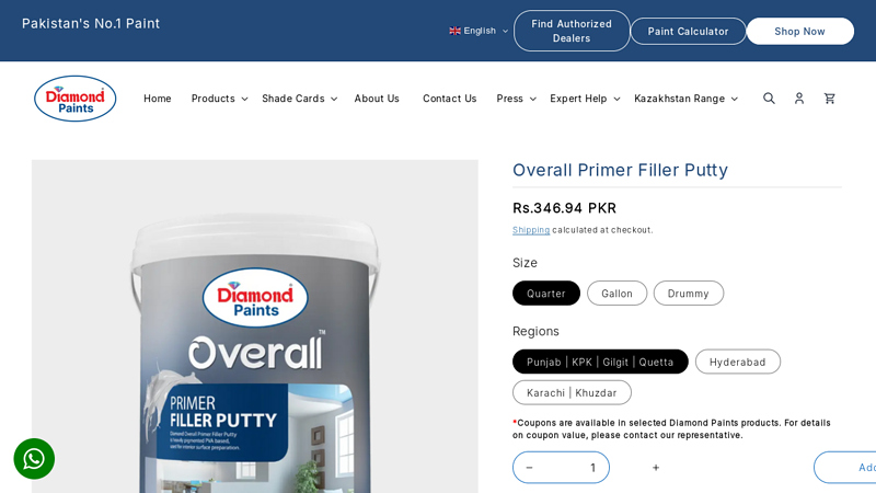 Overall Primer Filler Putty