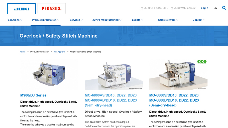 Overlock / Safety Stitch Machine
