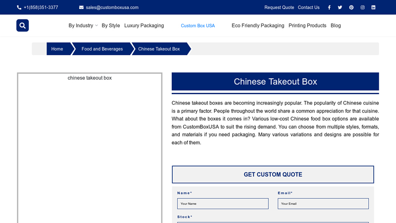 Oyster Pail & Chinese Takeout Box California, US