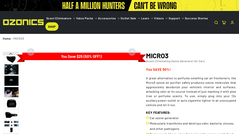 Ozonics MICRO3 Scent