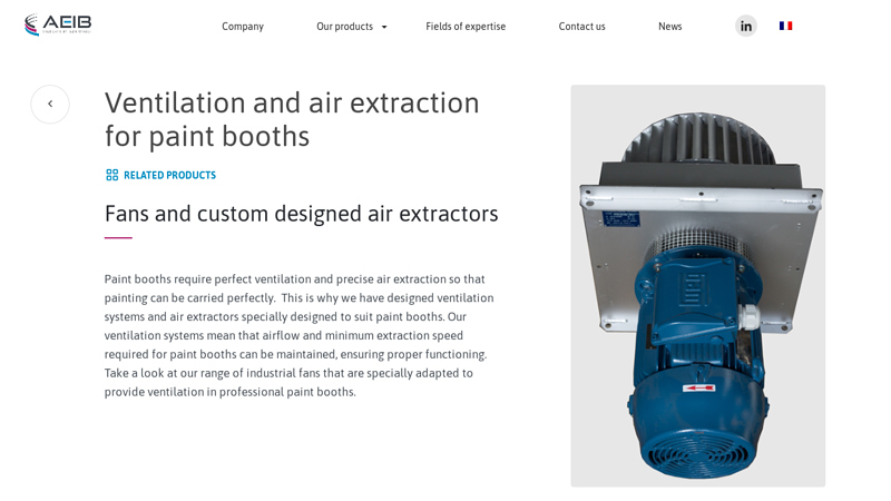 Paint booth odor removal exhaust fans