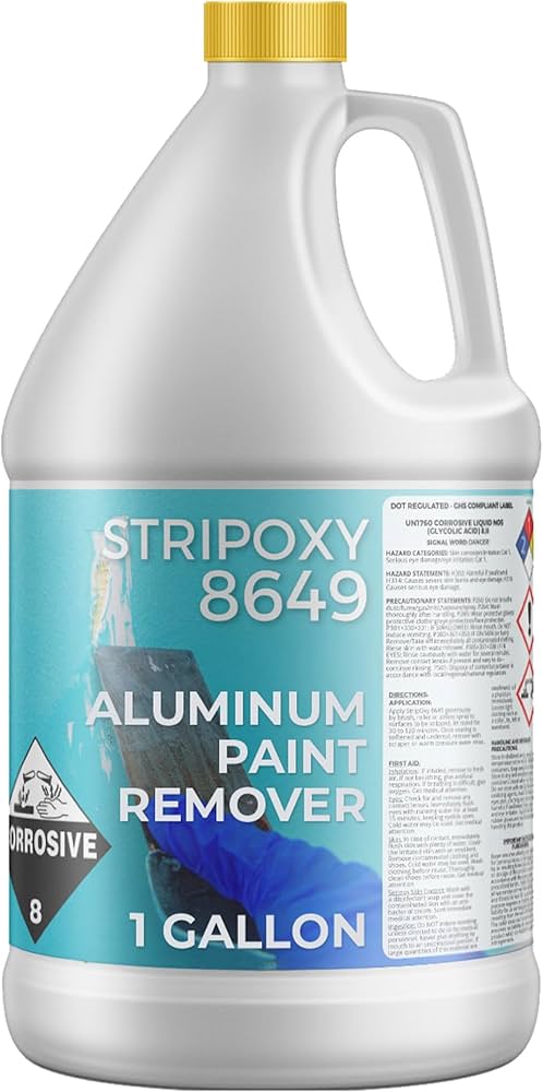 Paint strippers for aluminum cylinders