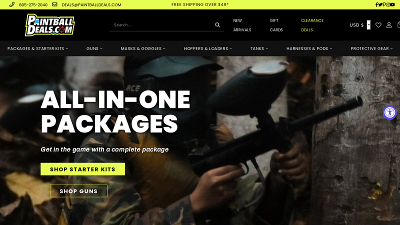 Paintball Deals Cheap Paintball Guns Packages Equipment Ships ...